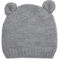 Sarlini - Baby Muts Grijs met Oortjes Wintermuts - 0 tot 6 mnd