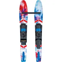 Connelly Kids Super Sport 55" Combo Waterski Set – 140 cm met Verstelbare Slide Bindingen – Kinder Waterski Pakket
