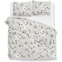 Zohome Zo Home Dekbedovertrek Flanel Ines - grey 240x200/220cm