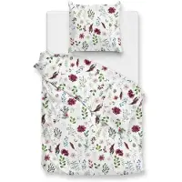 Zohome Zo Home Dekbedovertrek Flanel Celeste - white 140x200/220cm