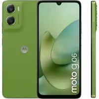 Motorola Moto G06 smartphone, dual SIM, 4GB RAM, 256GB opslag, 6,88" scherm, groen