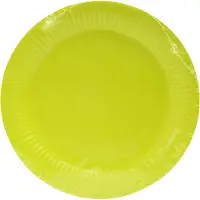 PROnappe kartonnen bord, rond, 230 mm, kiwigroen