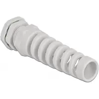 DeLOCK Kabelwartel met trekontlasting pg16 grijs