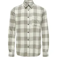 Only & Sons Overhemd taupe / lichtgrijs
