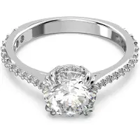 Swarovski Constella Dames Ring Metaal - Zilverkleurig - 17.00 mm / maat 53
