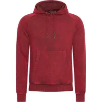 Rusty neal Gewassen hoodie met een used look