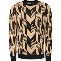 Rusty neal Trui beige / zwart