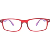 Montana rechthoekige matrode Bourgondische unisex vrouwelijke bril frames