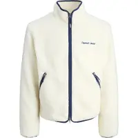 Jack & Jones Winterjas 'JORNORREBRO' donkerblauw / offwhite