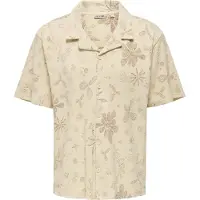 Only & Sons Overhemd 'Baggio' sand / bruin