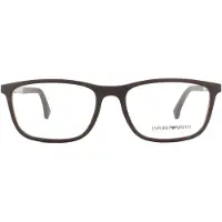 Emporio Armani Heren Bruine Rubber brilmonturen EA3069 5196