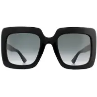 Gucci Zonnebril GG0328S 001 Zwart Grijs Verloop