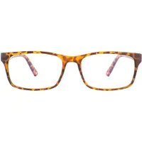 Montana rechthoekige matte Turtle Brown Unisex Vrouwenglazen frames