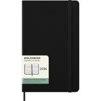 Moleskine 12 Maanden Agenda - 2026 - Wekelijks - Verticaal Large - Harde Kaft - Zwart