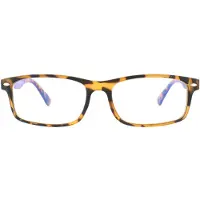 Montana rechthoekige matte Turtle Brown Unisex Vrouwenglazen frames