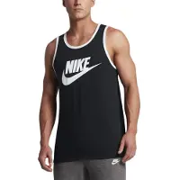 Nike Herenvest met groot Swoosh Ace-logo in zwart