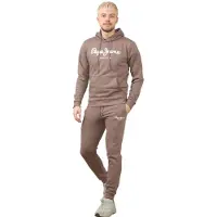 Pepe Jeans Londen Heren Trainingspak Set in Mokka
