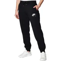 Nike Air heren slim fit fleece joggingbroek NSW zwart
