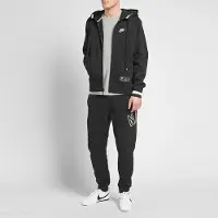 Nike Air trainingspak voor heren met doorlopende ritssluiting volledig in zwart