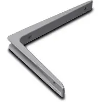 Dulimex DX Plankdrager aluminium wit gelakt 300x200 mm