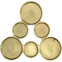 HD Living Kandelaar Gold 31 x 31 x 1,75 cm