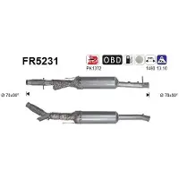 As FR5231 Roetfilter (DPF)
