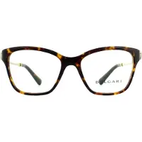 Bulgari Bvlgari Square Dark Havana damesglazen frames