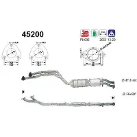 As 45200 Katalysator