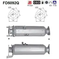 As FD5092Q Roetfilter (DPF)