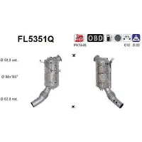As FL5351Q Roetfilter (DPF)