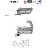 As FN5195 Roetfilter (DPF)