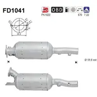 As FD1041 Roetfilter (DPF)