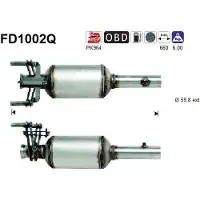 As FD1002Q Roetfilter (DPF)