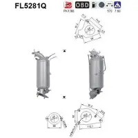 As FL5281Q Roetfilter (DPF)