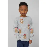 s.Oliver Pullover Grey/black Size: 116/122 | Sweaters & Cardigans Outlet | kids | Grijs