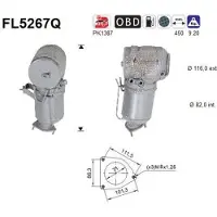 As FL5267Q Roetfilter (DPF)