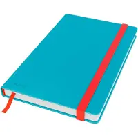 Leitz notitieboek Cosy, A5-formaat, 80 geruite vellen, gebonden met harde kaft, FSC-gecertificeerd, zachtblauw