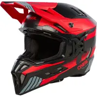 O'Neal EX-SRS Hitch Mat Zwart Grijs Rood Crosshelm Maat XL