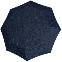Knirps Paraplu 'Duomatic A.200' lichtblauw / donkerblauw / wit