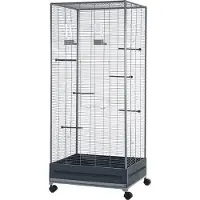 Voltrega voliere 420 grijs / grijs 65x54x150 cm