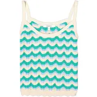 Garcia Ladies Singlet Vivid Green Maat: XS | Mouwloze Tops Outlet | Dames | Blauw
