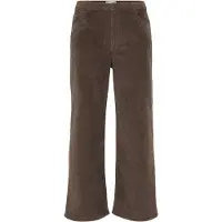 ONLY Carhope Corduroy Broek Met Wijde Pijpen Dames Grijs 48/32