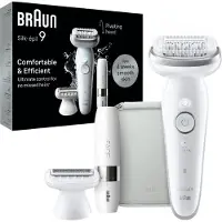 Braun Silk·épil 9 9-341 Wit/Zilver