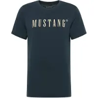 Mustang Shirt 'Austin' lichtbeige / marine