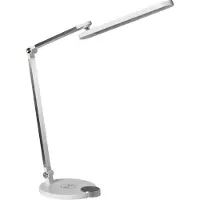 Beliani CAROY - Bureaulamp LED - Wit - Synthetisch materiaal