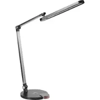 Beliani CAROY - Bureaulamp LED - Zwart - Synthetisch materiaal