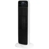 Emerio Ventilator Kachel PTC - 15 m² - 2 Temperaturen - Regelbare thermostaat - Oscillerend - Touch control - Indicatielampje - Timer - Afstandsbediening - Vorststand - FH-132333 Wit/Zwart