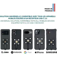 Mobilis 020006 Energia Mobile Magnetic Pogo Pin Dongle USB-C