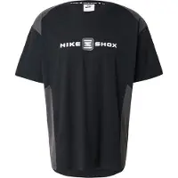 Nike Shirt 'SHOX' donkergrijs / zwart / wit