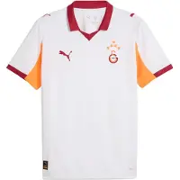 Puma Galatasaray SK 25/26 uitshirt, Wit/Oranje, Maat 13-14Y